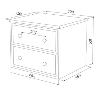 Тумба подвесная IDDIS Torr TOR60WVi95K со столешницей 60см дуб верона/белый матовый